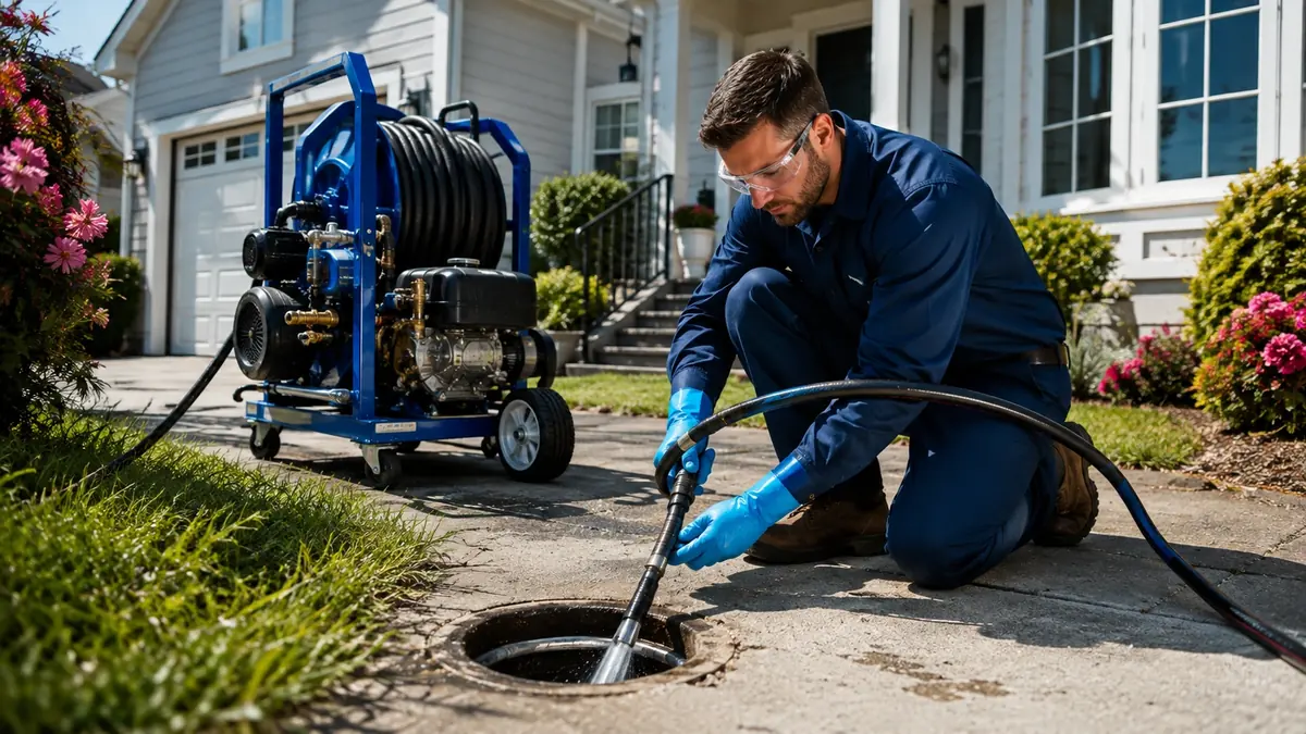 Residential Hydro Jet Drain Cleaning in Fowler